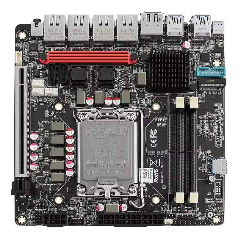 Lga 1700 Ddr5 Itx Motherboard - Płyta główna vPro Q670 NAS, maksymalnie