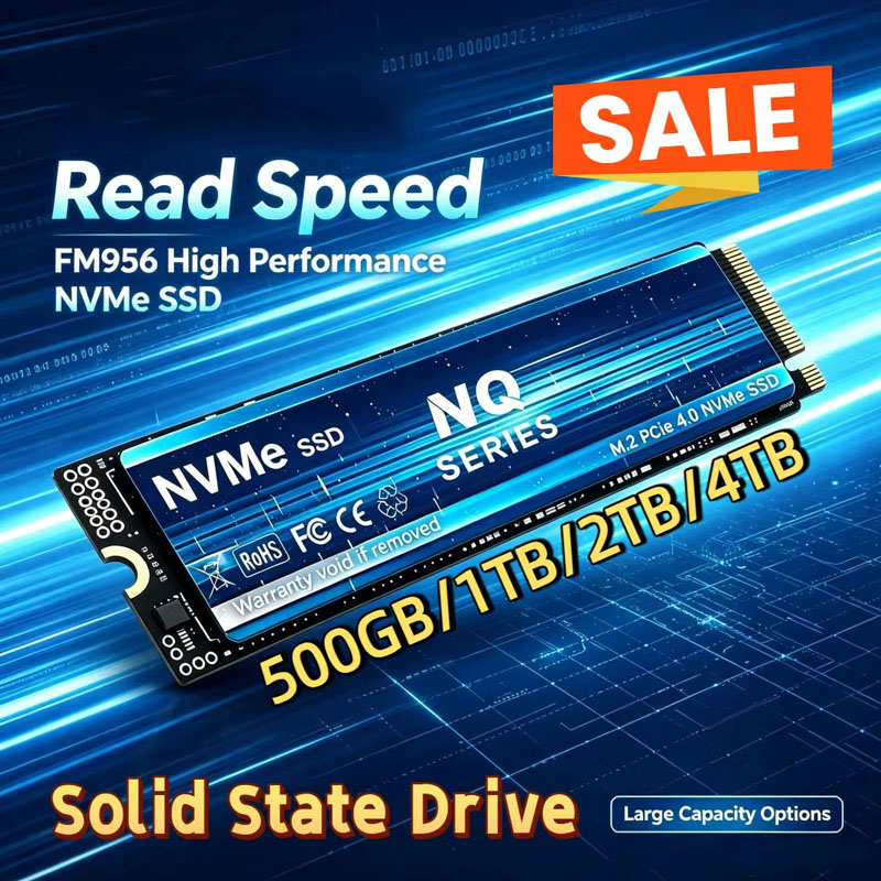 M.2 Nvme 4Tb Pcie 4.0 Ssd - 2026 NQ SSD 500 GB, 1