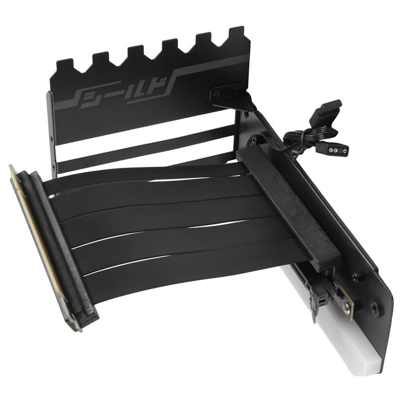 Pcie 4.0 X16 Riser Cable 90 Degree - Wydajny, pionowy uchwyt do montażu karty