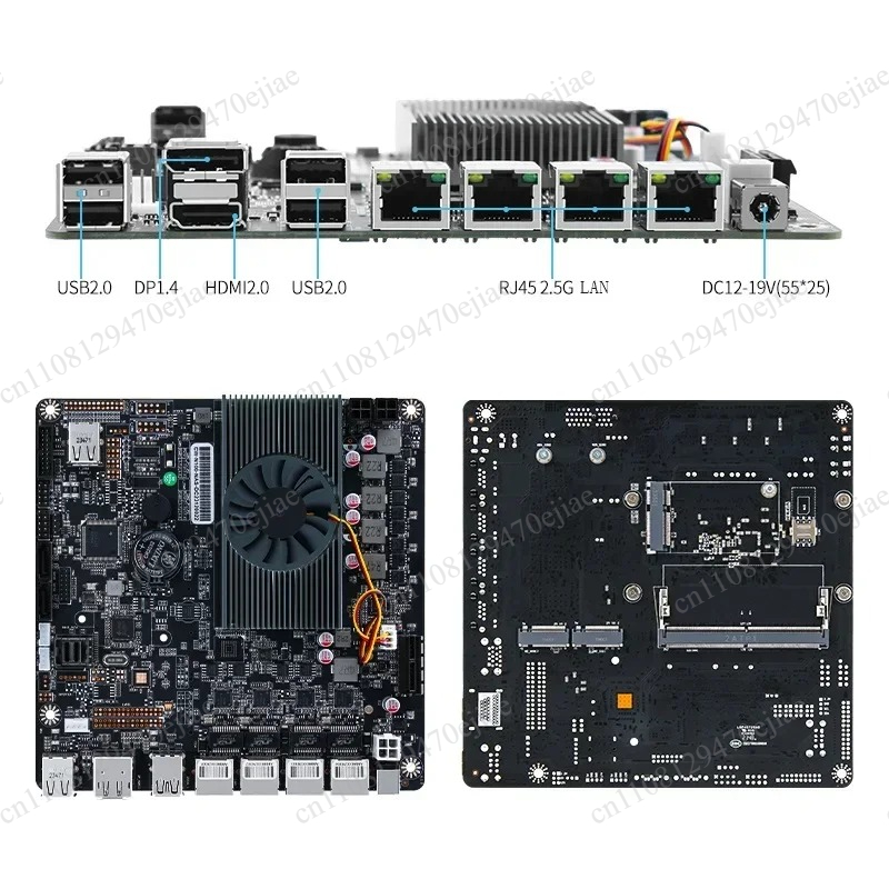 Nas Motherboard N100 6 Sata - Płyta główna NAS N100 6-Bay Mini