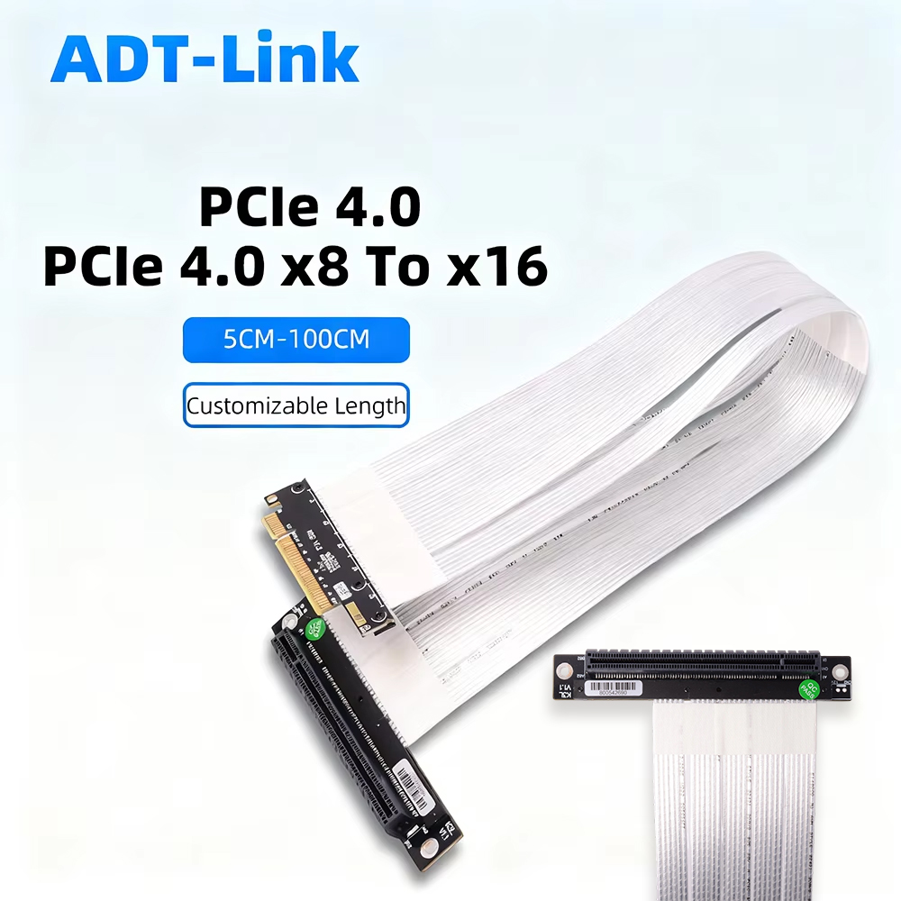 Kabel przedłużający ADT-Link P – Pcie 4.0 X16 Riser Cable 90 Degree recenzja i cena